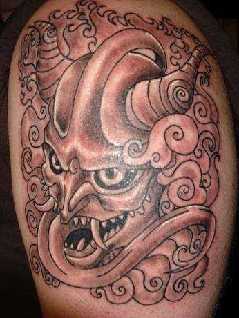 Oni Mask tattoo