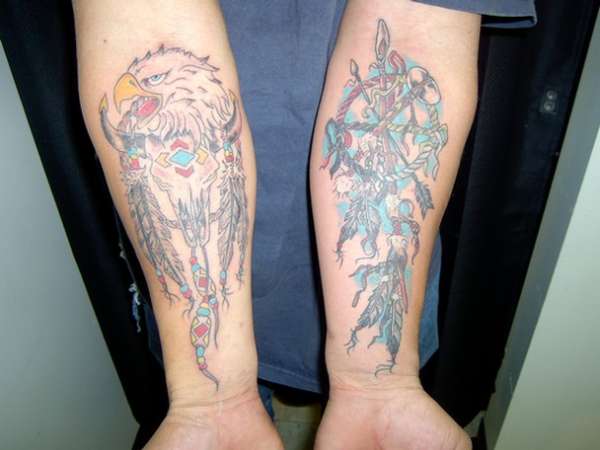 feathers tattoo