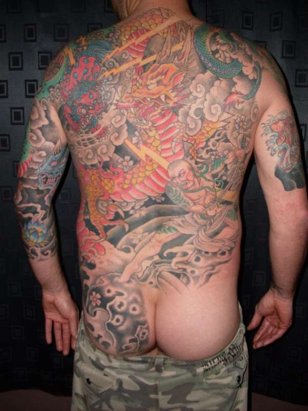 japanese full back. tattoo