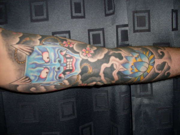 japanese 3/4 sleeve. tattoo