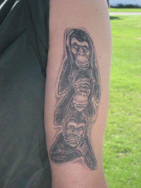 Three Monkeys tattoo