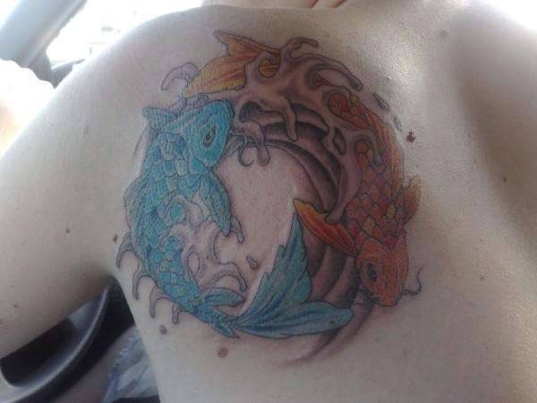 Two Koi Fish tattoo