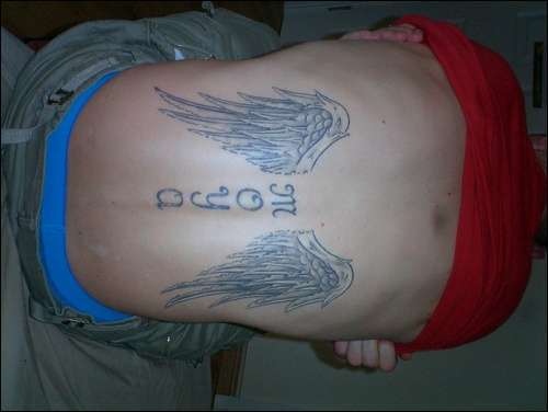 angel wings 2 tattoo