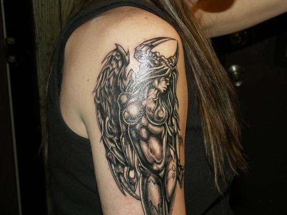 Devil/Angel tattoo