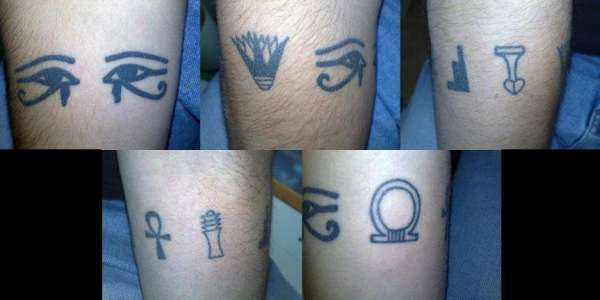 Egyptian tattoo