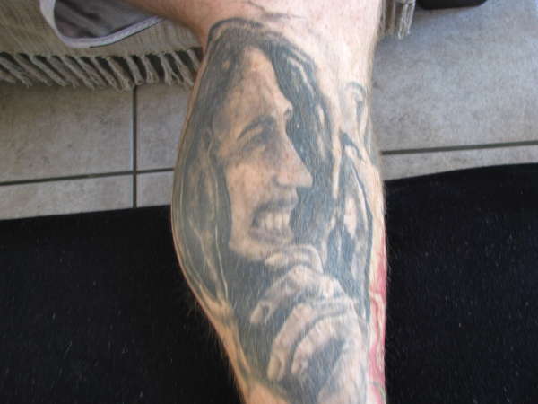 bob marley tattoo