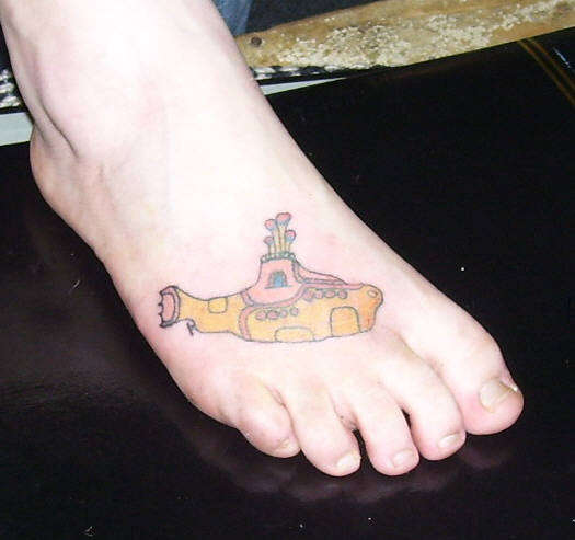 Yellow Submarine tattoo