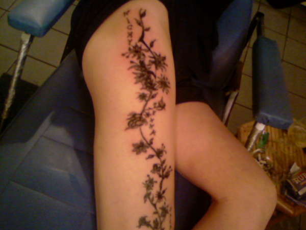 flowers tattoo