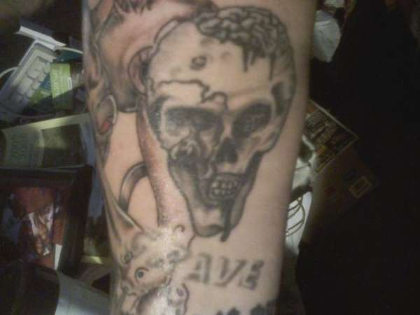 My drawing when im drinking tattoo