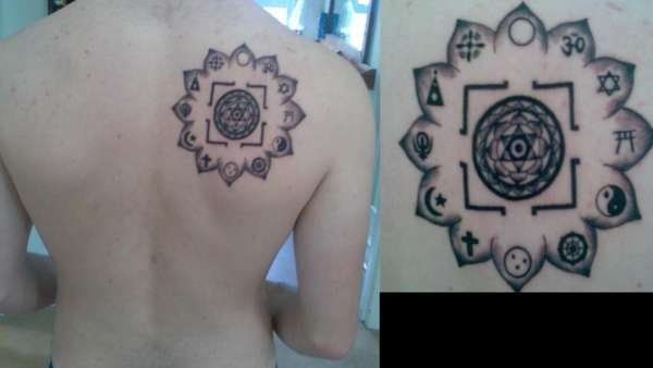 Yantra on my back tattoo