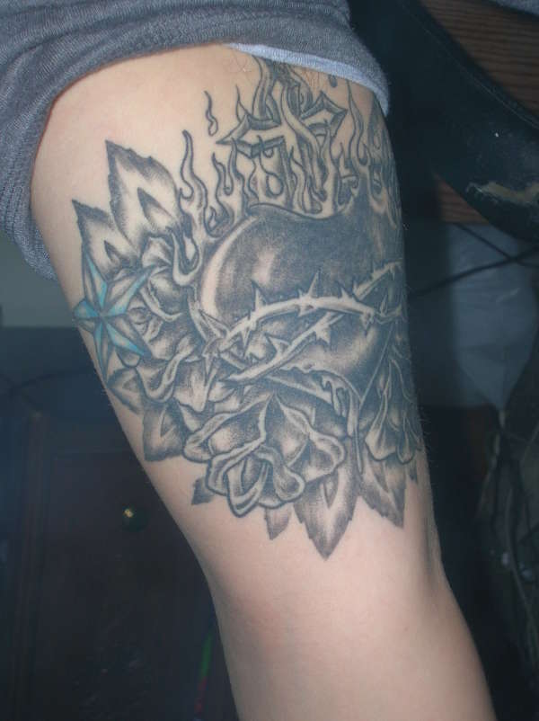 sacred heart tattoo
