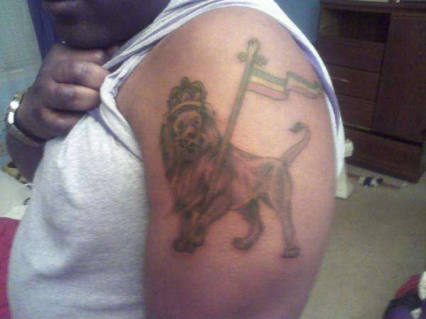 Lion of Judah 1 tattoo