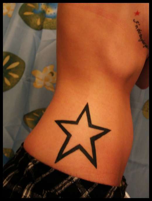 texas outline tattoo star