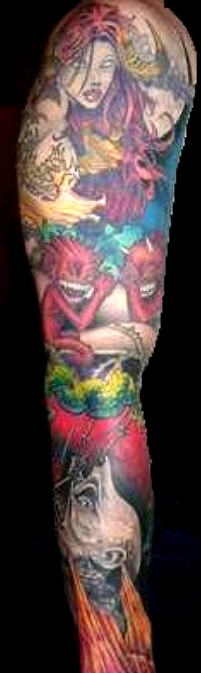 Adam Sleeve tattoo