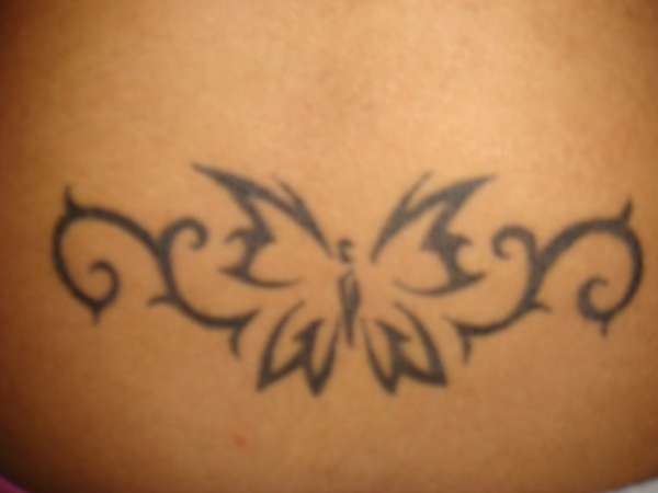 Butterfly - Lower back tattoo