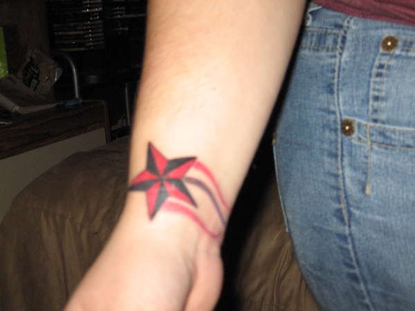 Shooting Star tattoo