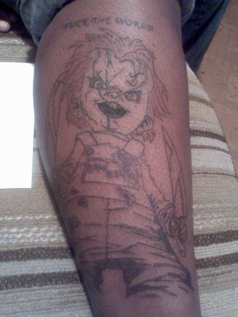 Chucky tattoo