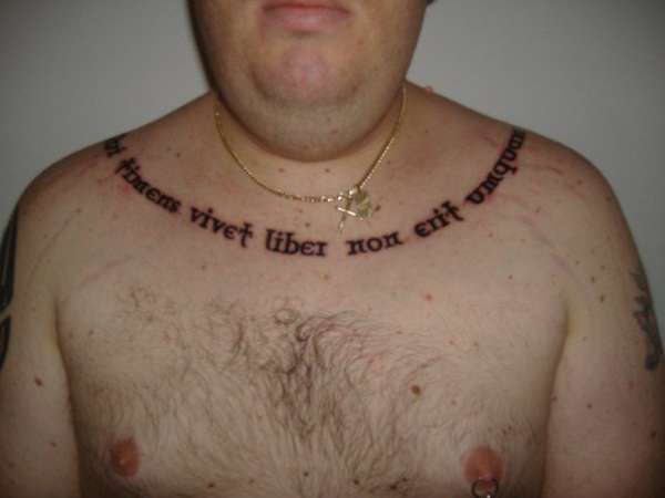 Latin Saying tattoo