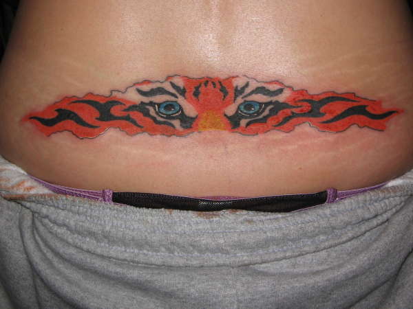 She is actually a Couger tattoo