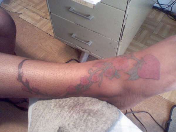 strawberry tattoo