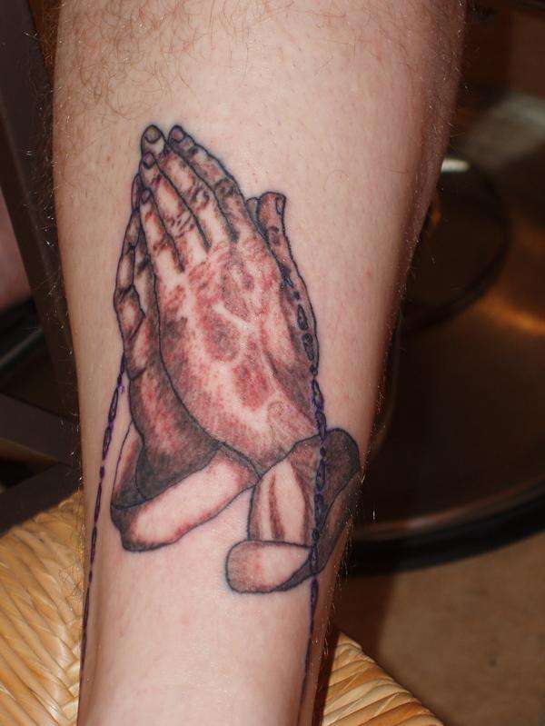 Praying Hands tattoo