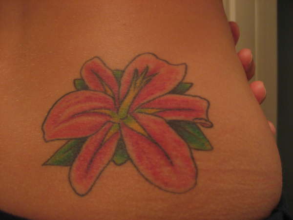Oriental Lily tattoo