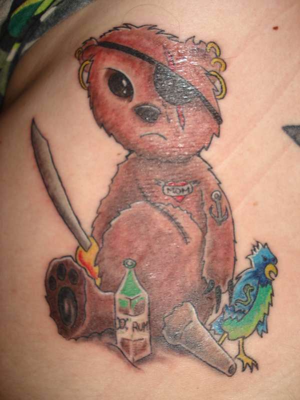 Pirate Bear tattoo
