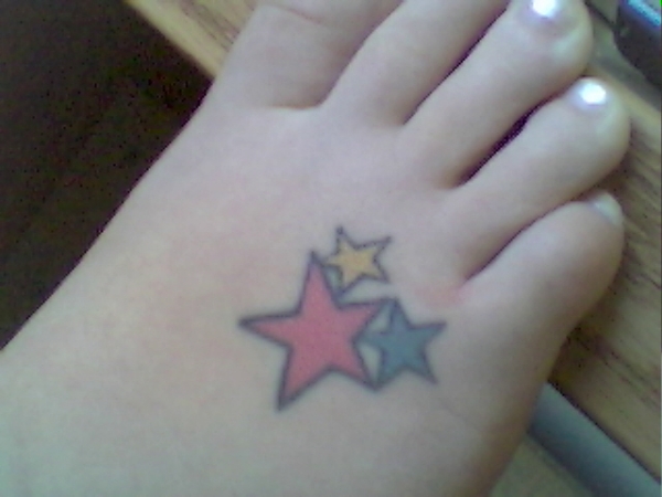 Starry tattoo