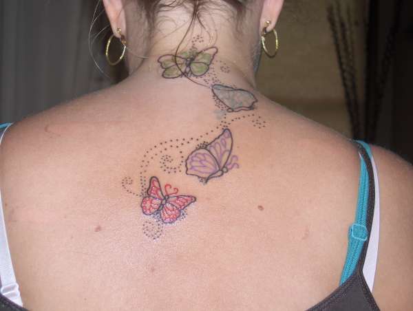 Butterflies (1st sitting) tattoo