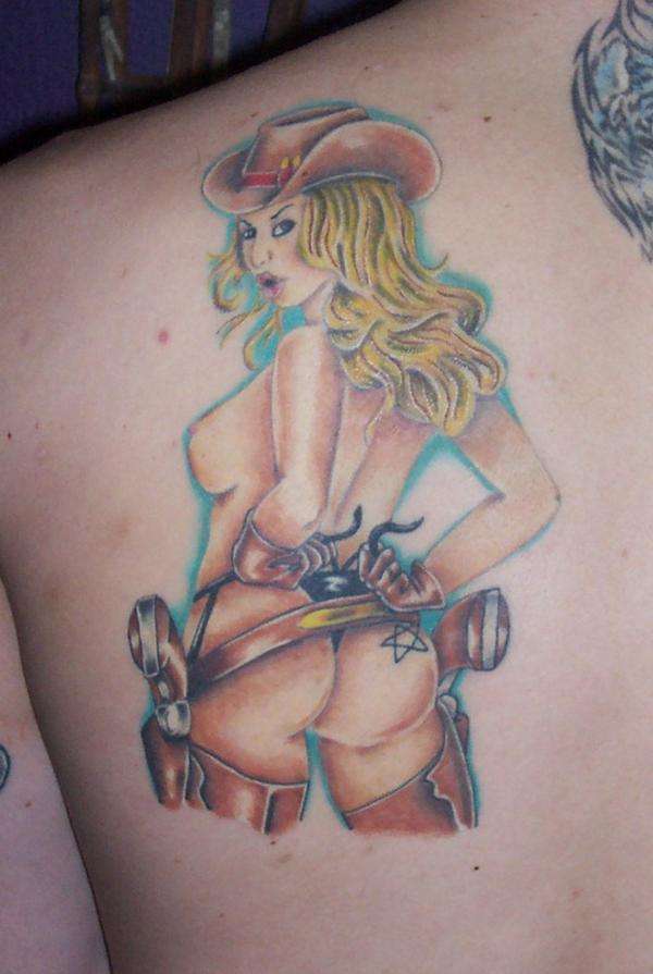 cowgirl tattoo