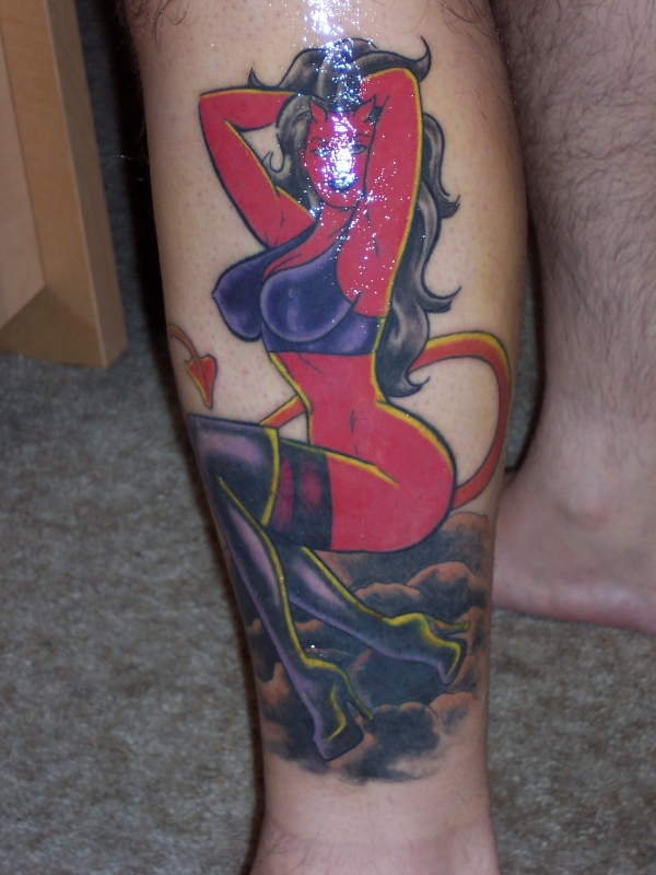 coop devil girl #2 tattoo