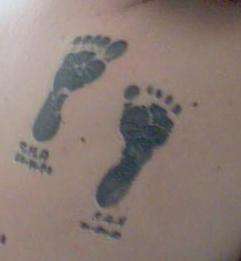 Footfrints tattoo