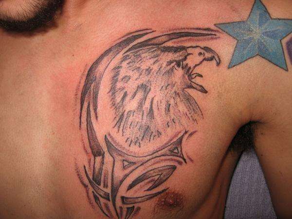 hawk tattoo