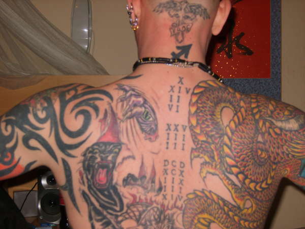 BACK tattoo