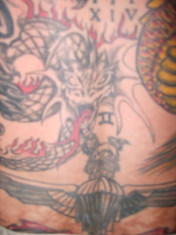 CENTRE BACK tattoo