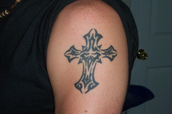 my cross tattoo