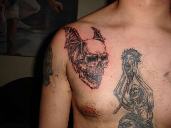 Death Bat tattoo