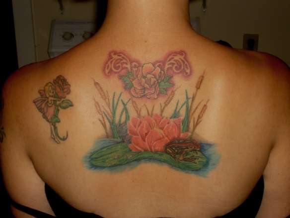 another one of my back....will be put together some day tattoo