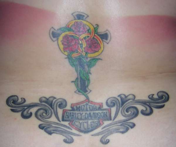 Two Lower Back Tatts tattoo
