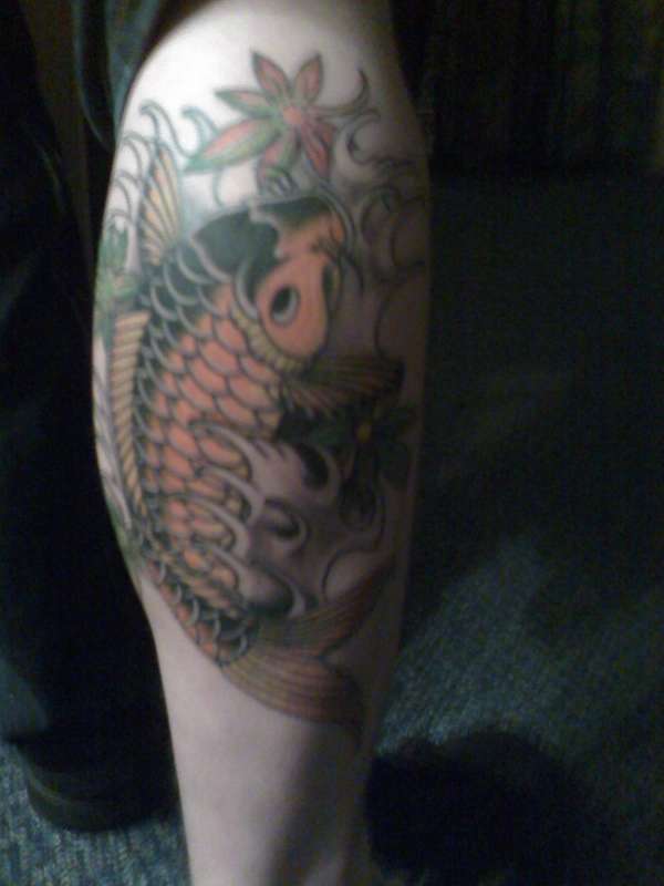custom koi tattoo