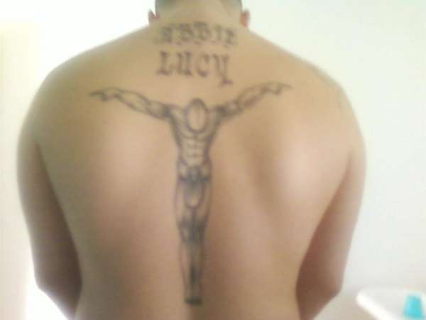 guardian angel  (  beckham style  ) tattoo
