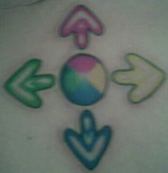 DDR tattoo