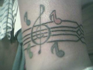 music madness tattoo