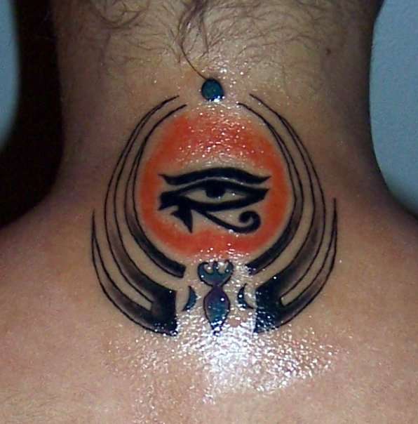 Eye of Horus tattoo