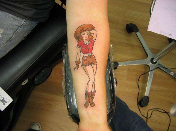 Sailor Jerry Tex tattoo