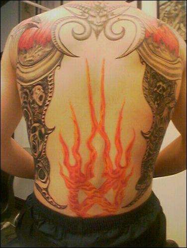 whole back tattoo