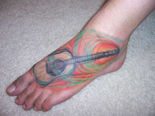 Guitar Sketch tattoo