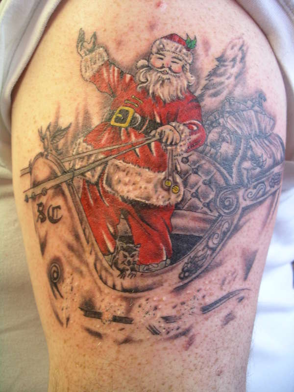 happy xmas from peter jordan at double dragon tatts lol tattoo