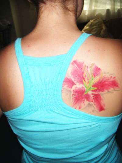 stargazer lilyyy tattoo