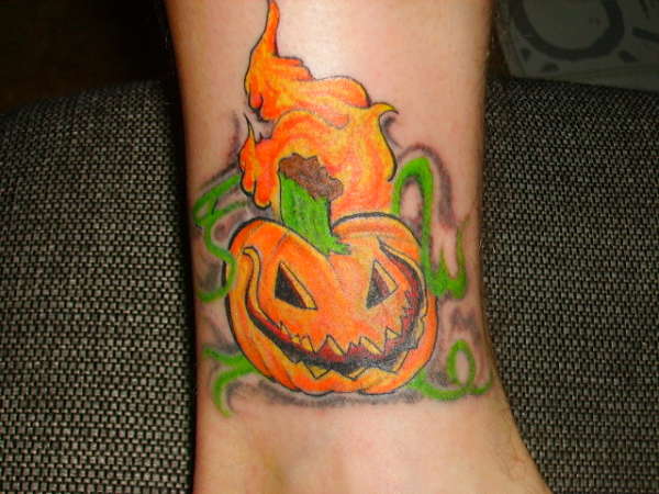 Pumpkin tattoo